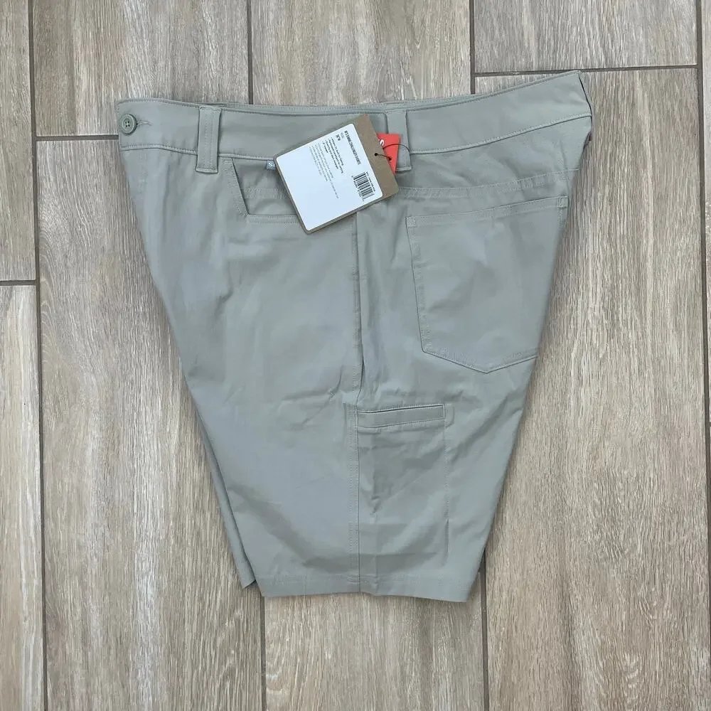 Simms Challenger Fishing Shorts Mens 36 Khaki Performance Stretch Cargo NWT 9